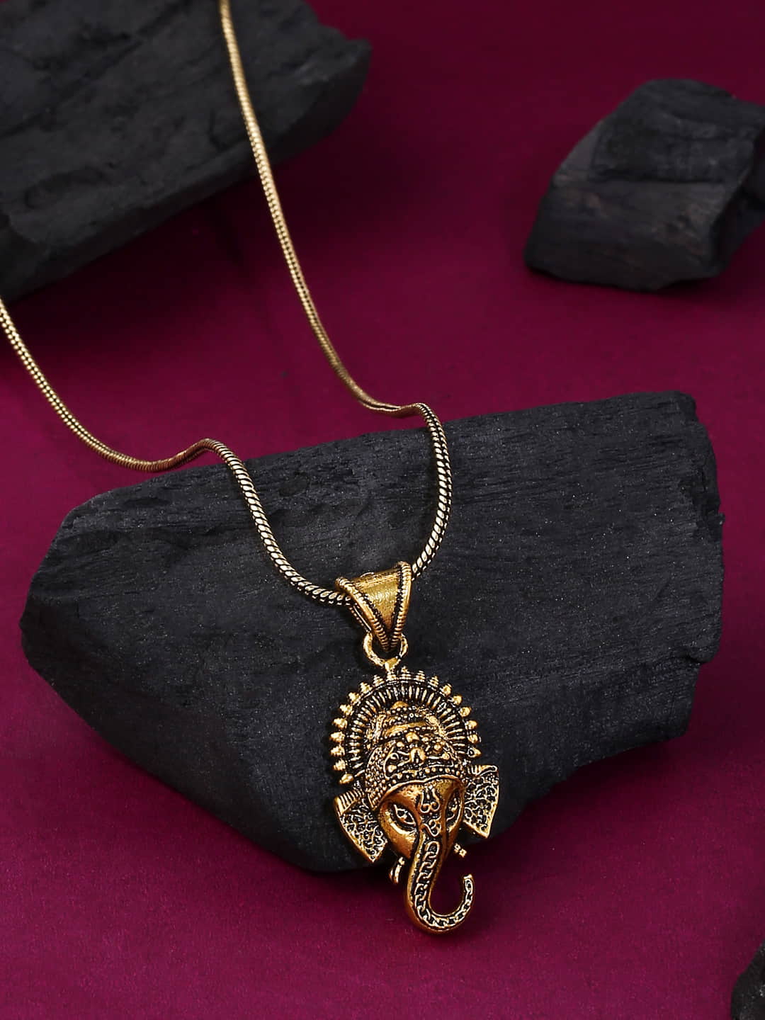 Ganesh locket with deals chain