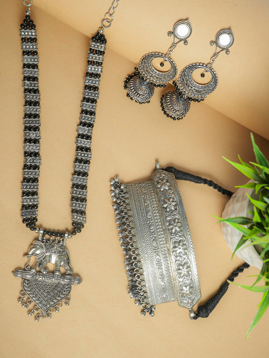 Oxidized Jewelry Set of 3