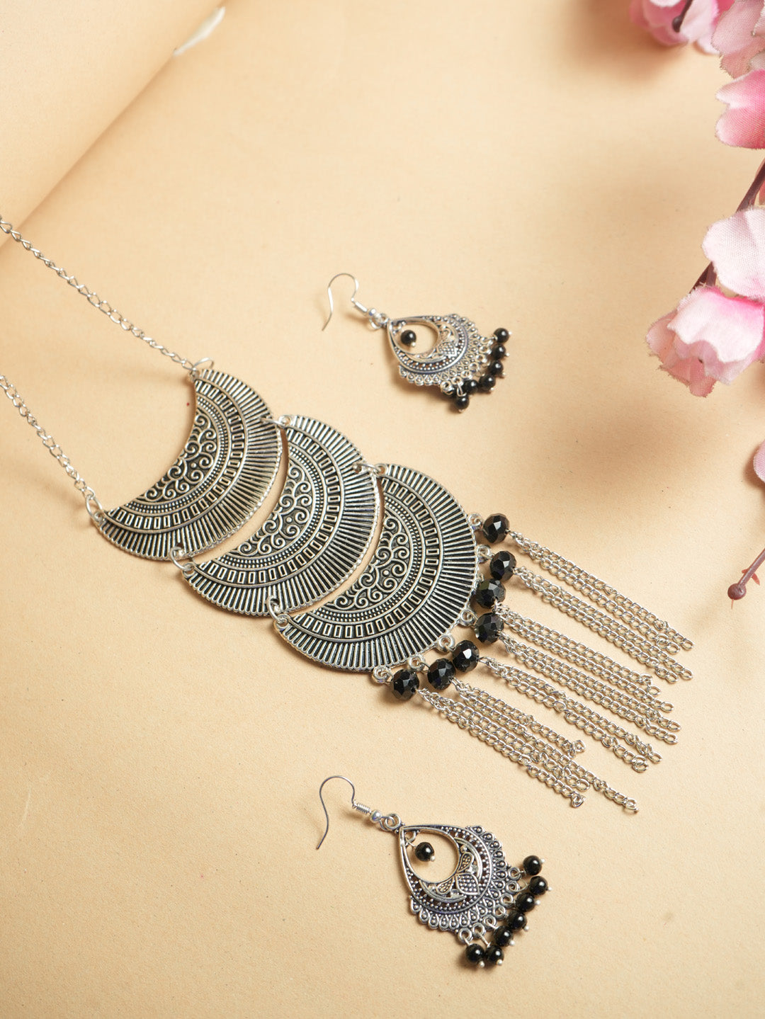 Oxidized Jewelry Set