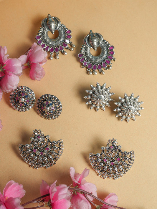 Earring Combo Set of 4