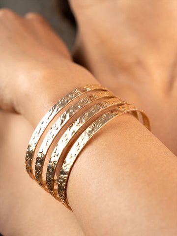 Gold-Toned Cuff Bracelet