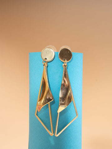 Gold Plated Western Earrings