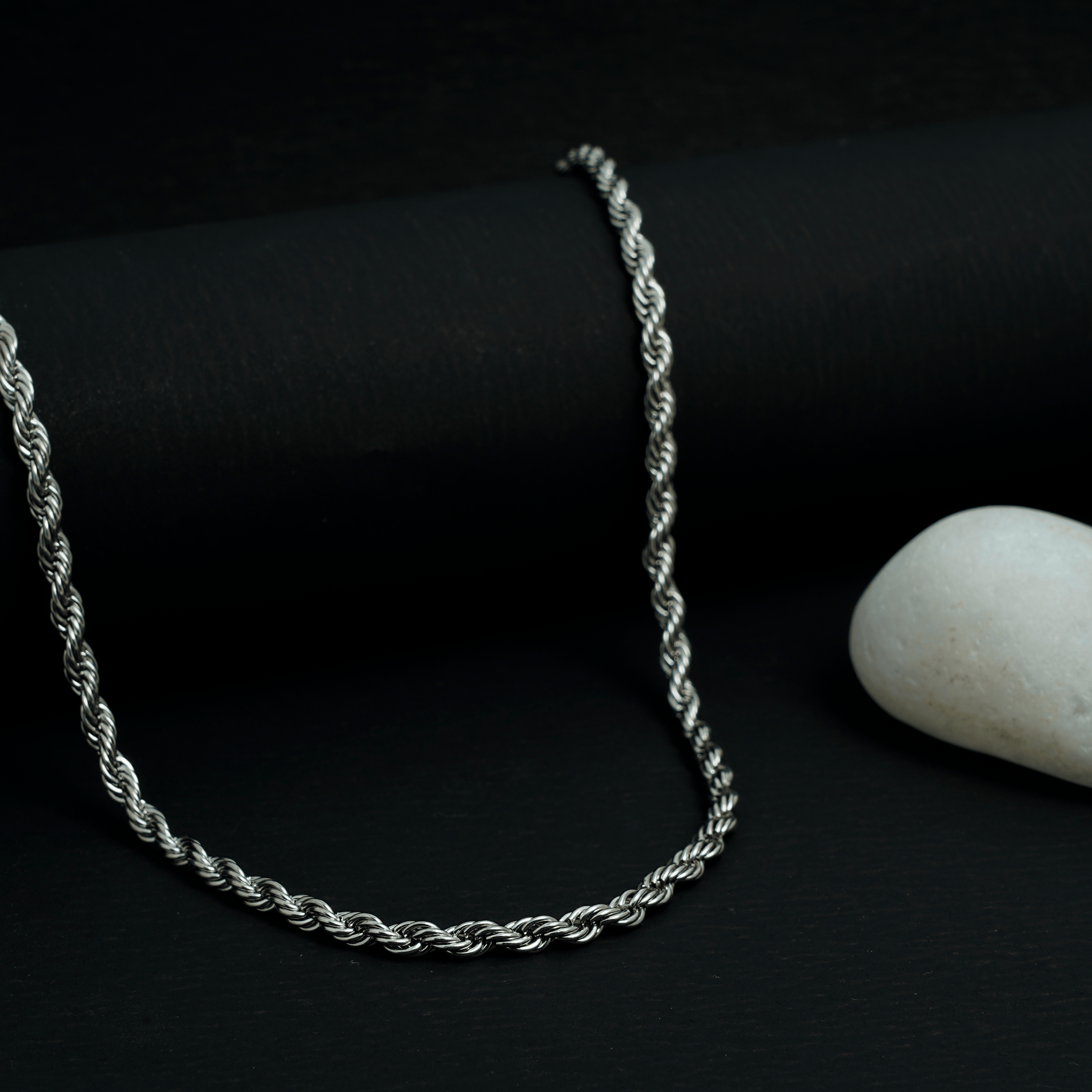 Trendy Silver Plated Chain for Boys