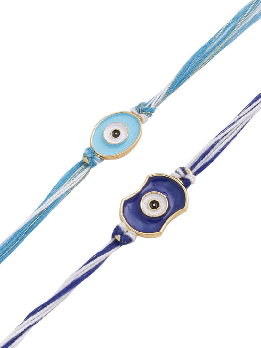 Set of 2 Evil Eye Rakhi For Brother