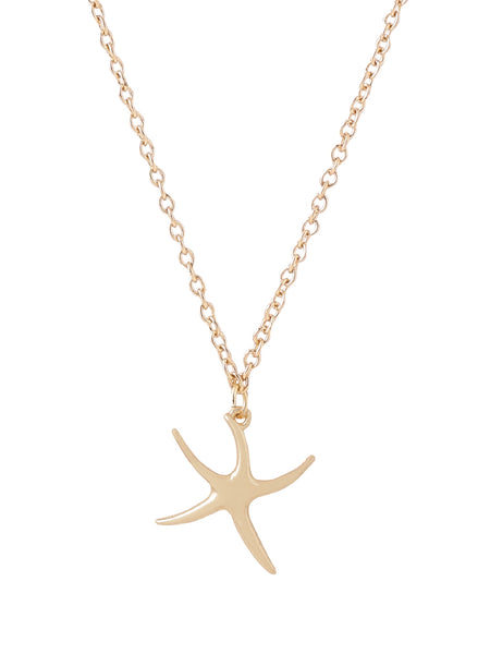 Gold Starfish Necklace – Admiral Row Wholesale