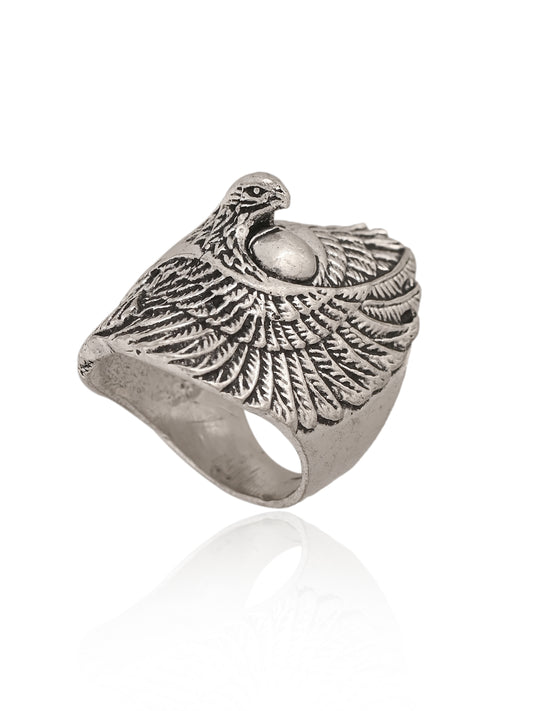 Silver Plated Eagle Ring