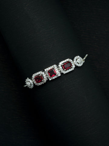 Red AD Adjustable Bracelet