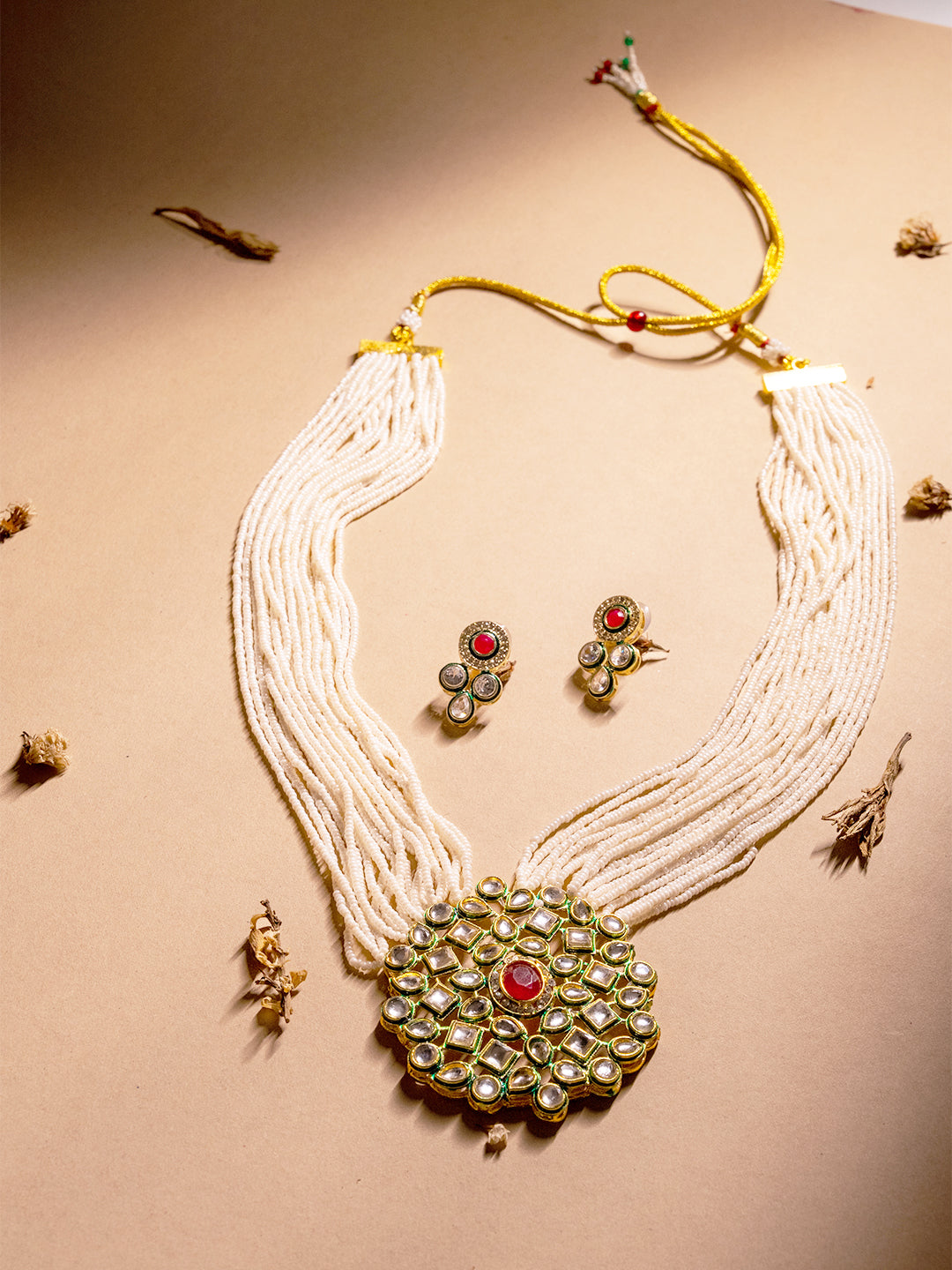 Gold Plated Necklace Set For Wedding