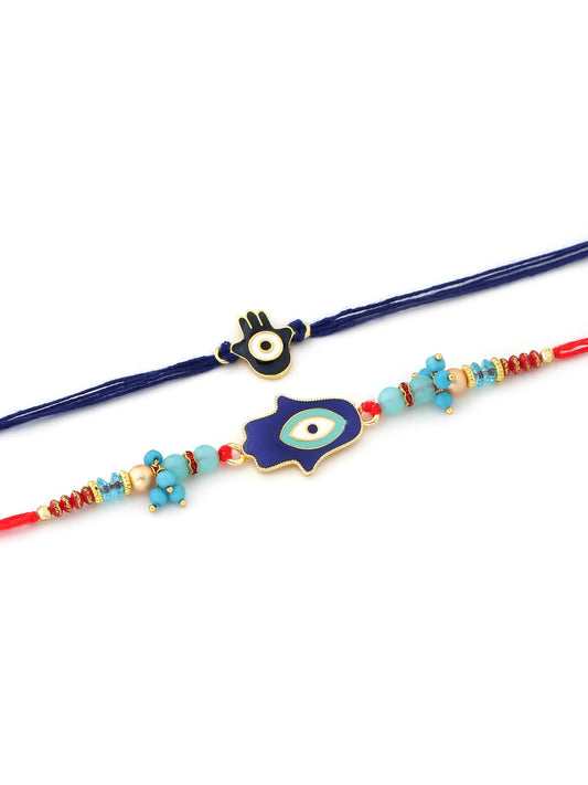 Set of 2 Evil Eye Rakhi for Brother