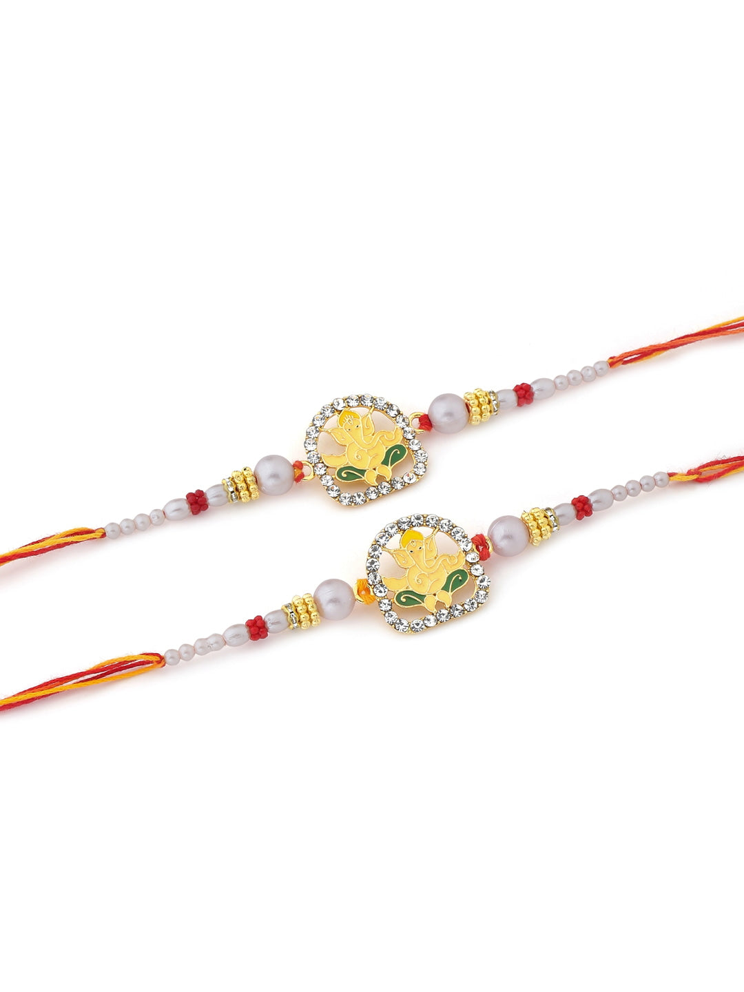 Set of 2 Lord Ganesha Rakhi for Brother-Viraasi