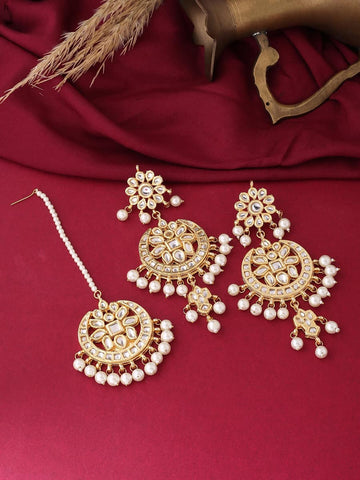 gold-plated-kundan-earrings-and-maang-tikka-set-viraasi