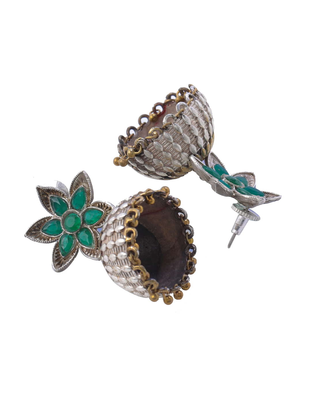 dual-tone-floral-design-jhumka-earring-for-women-and-girls-viraasi