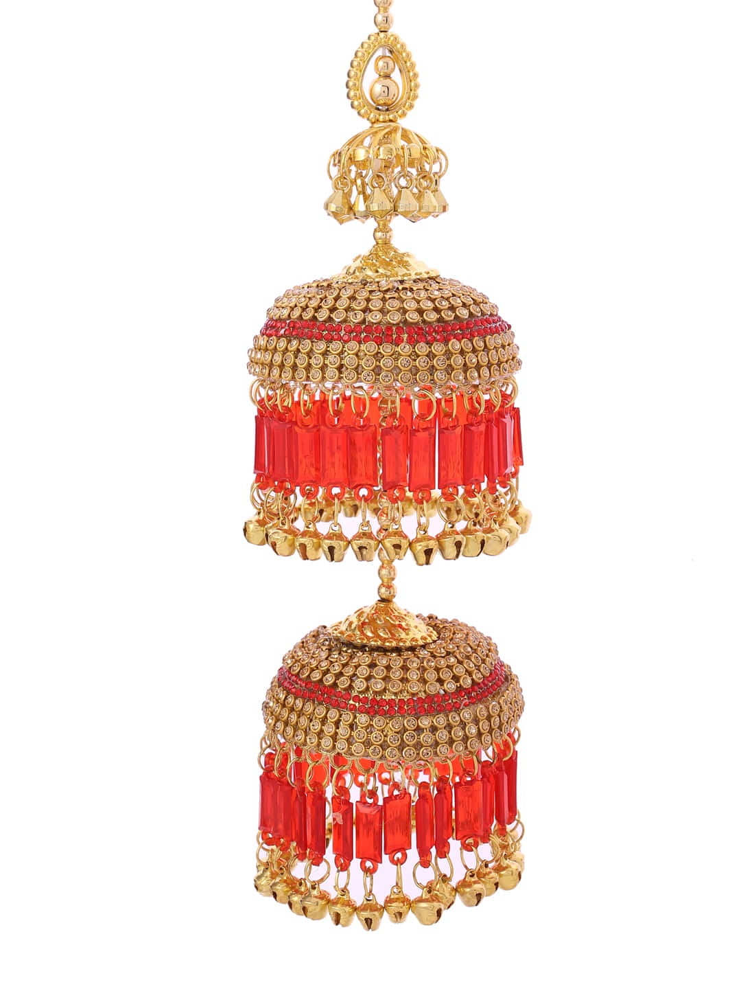 gold-plated-layered-bridal-kaleera-set-with-red-crystal-stone-viraasi