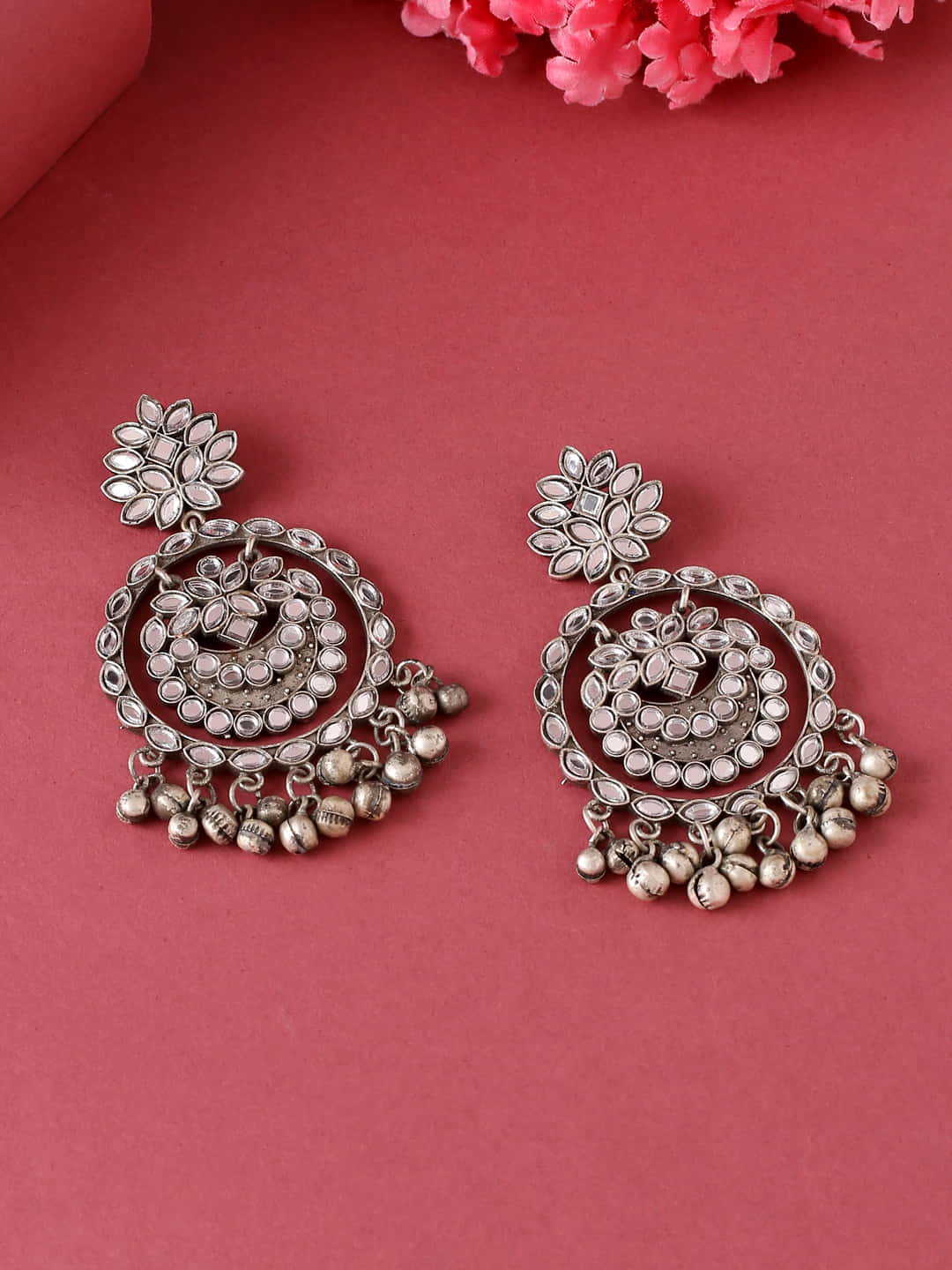 oxidised-silver-plated-mirror-earrings-with-ghungroo-viraasi