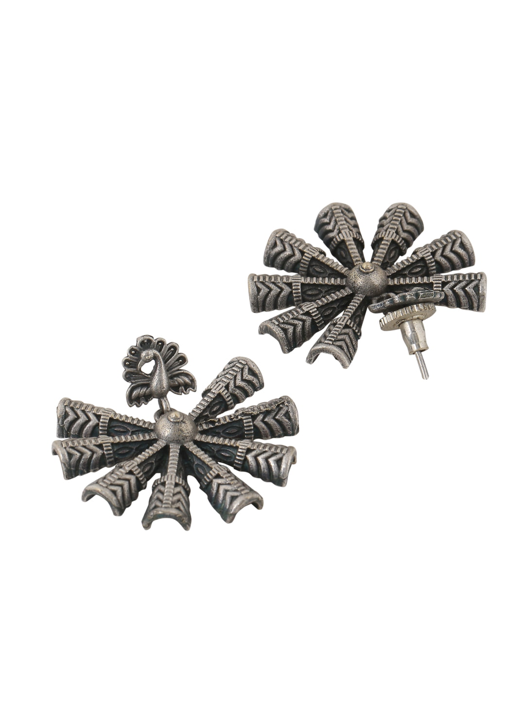 antique-oxidised-floral-shape-earrings-viraasi