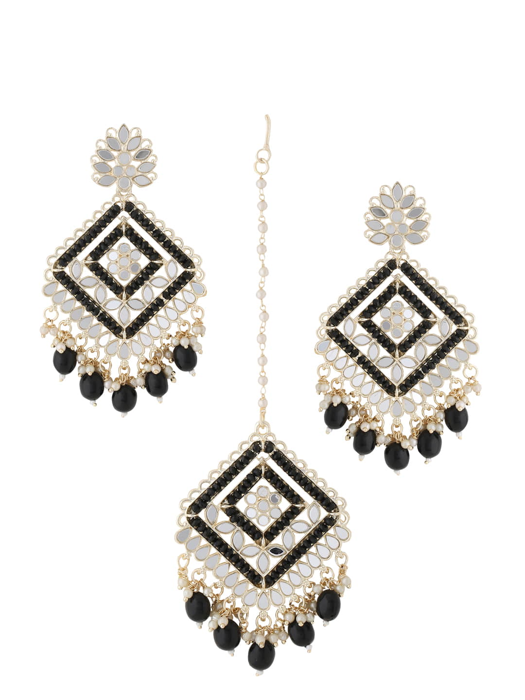 gold-plated-handcrafted-mirror-earrings-and-maang-tikka-set