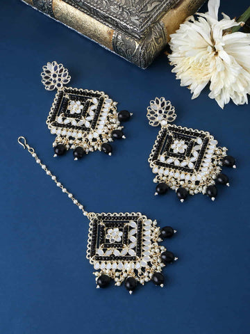 gold-plated-handcrafted-mirror-earrings-and-maang-tikka-set