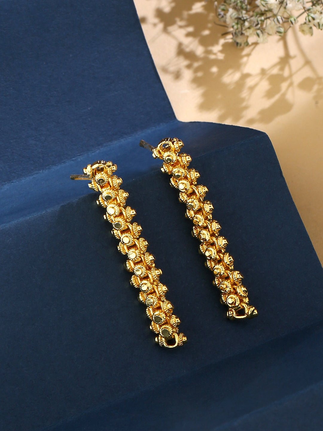 Gold Plated Sunflowers Drop Earrings | The National Gallery Shop | National  Gallery Shop