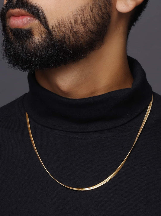 Gold Plated Long Chain For Men