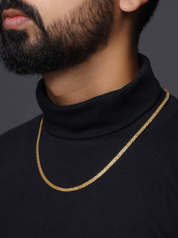 Gold Plated Multi Chain For Men