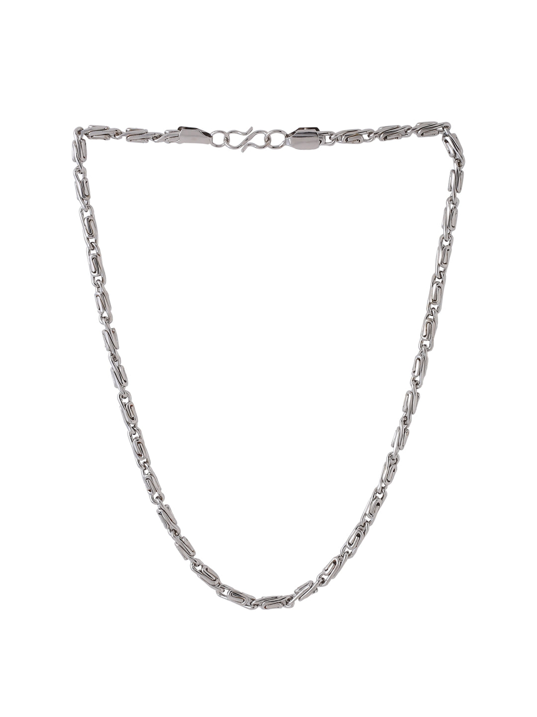 Silver Plated Minimal Chain For Men-Viraasi